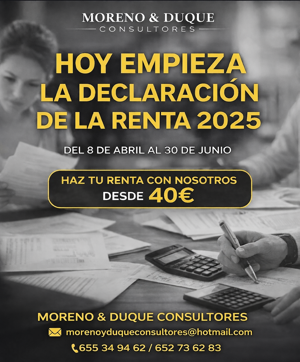 Declaración de la Renta 2025 – Moreno&Duque Consultores